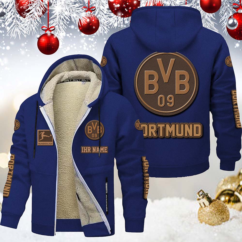 Borussia Dortmund Gefütterte Kapuzenjacke – Bild 9