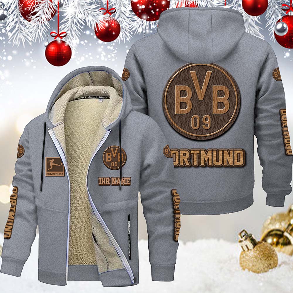 Borussia Dortmund Gefütterte Kapuzenjacke – Bild 8