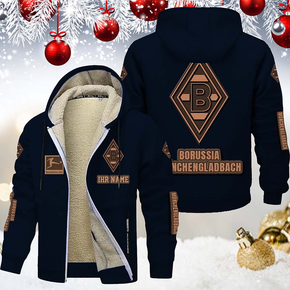 Borussia Mönchengladbach Gefütterte Kapuzenjacke – Bild 7