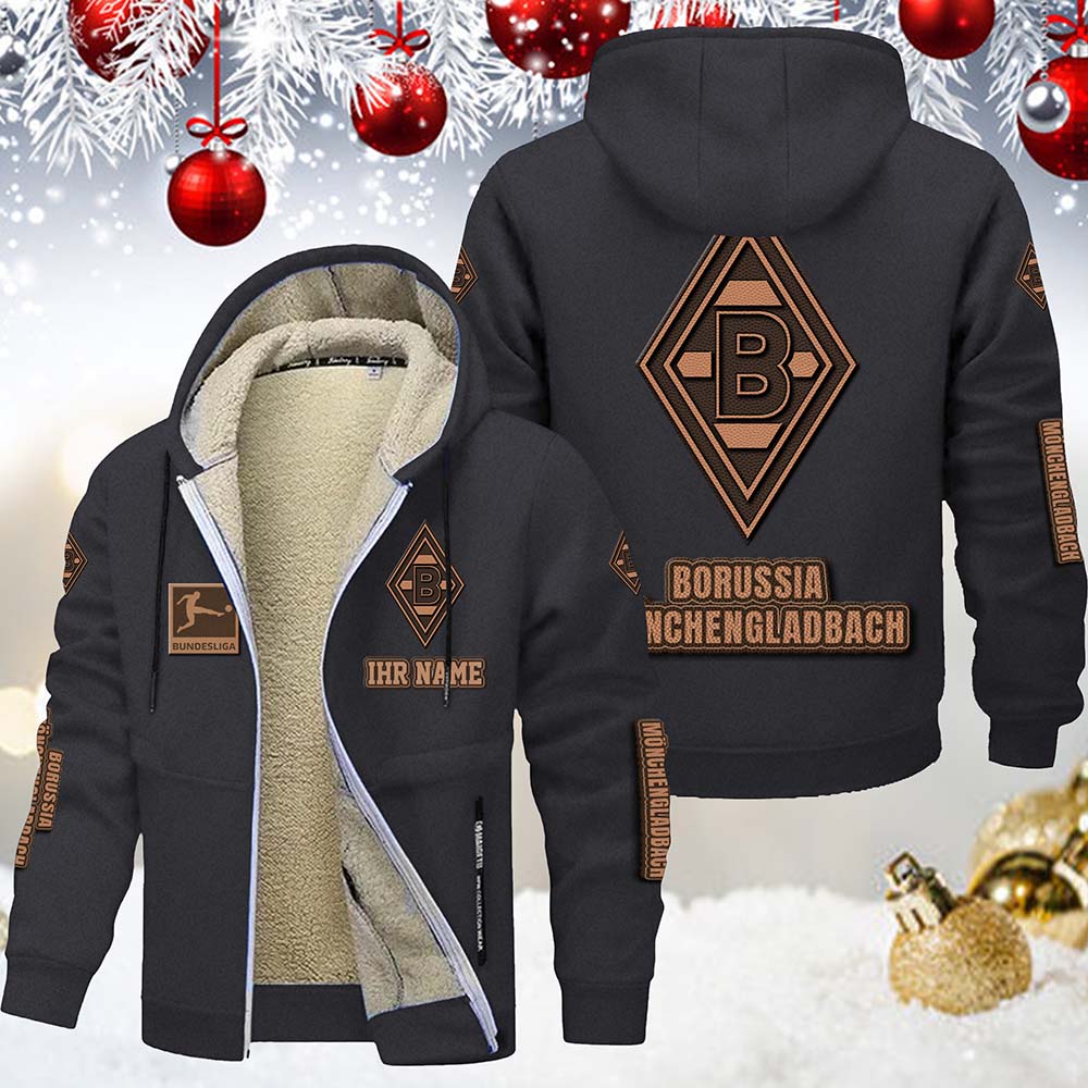 Borussia Mönchengladbach Gefütterte Kapuzenjacke – Bild 6