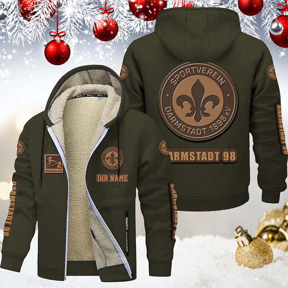 Darmstadt 98 Gefütterte Kapuzenjacke – Bild 3