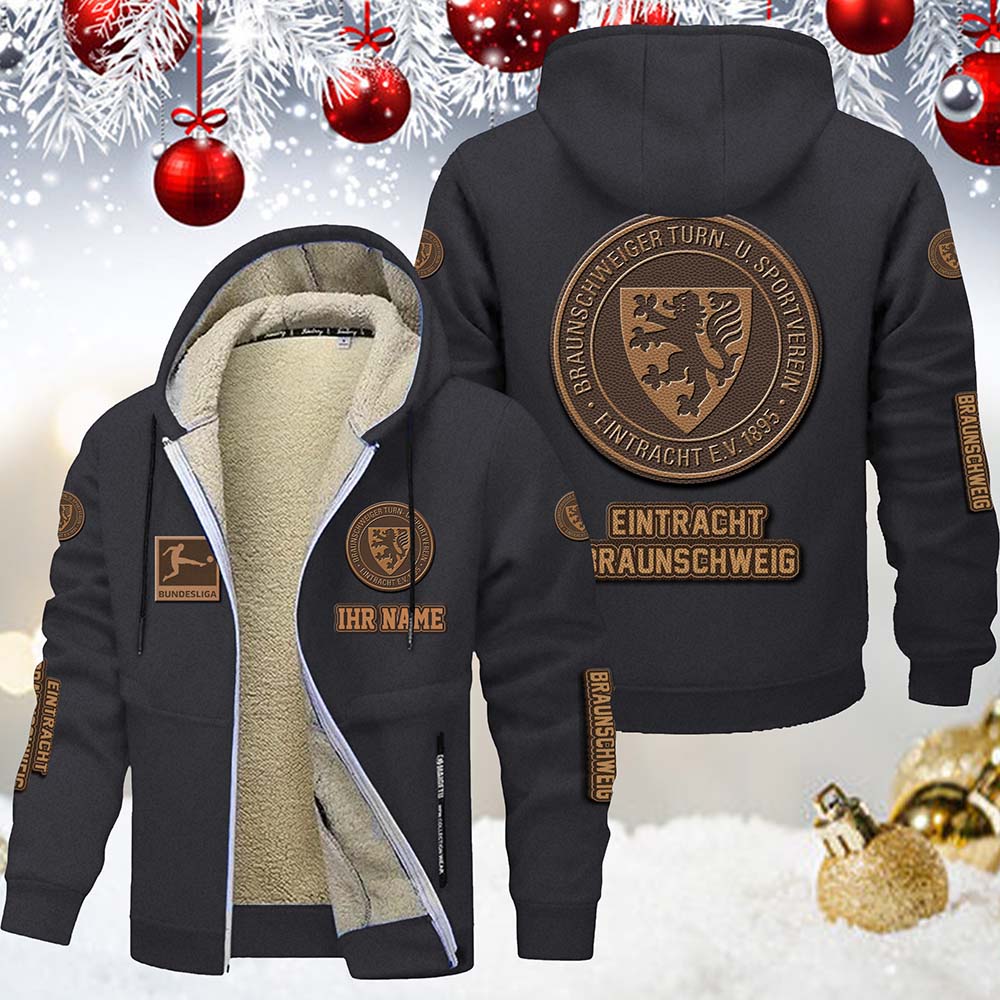Eintracht Braunschweig Gefütterte Kapuzenjacke – Bild 6