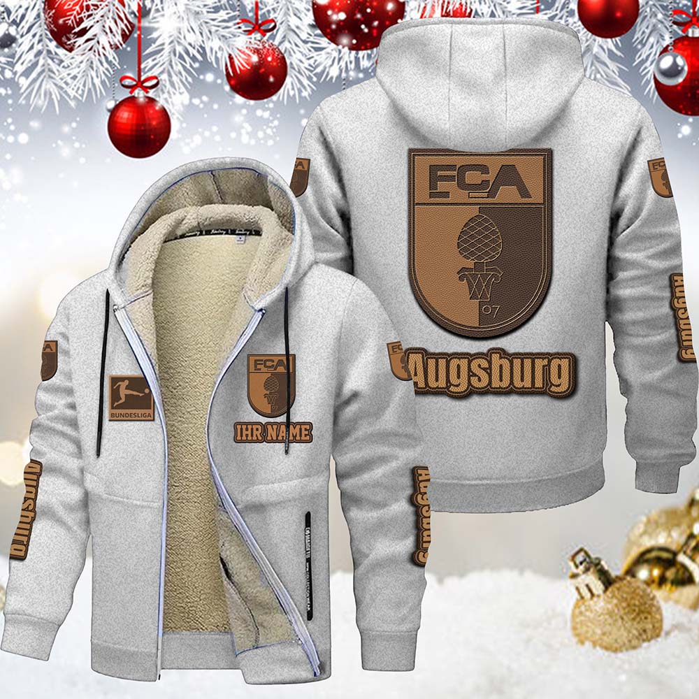 FC Augsburg Gefütterte Kapuzenjacke – Bild 2