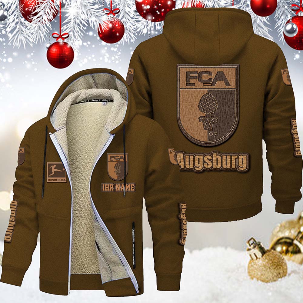 FC Augsburg Gefütterte Kapuzenjacke – Bild 5