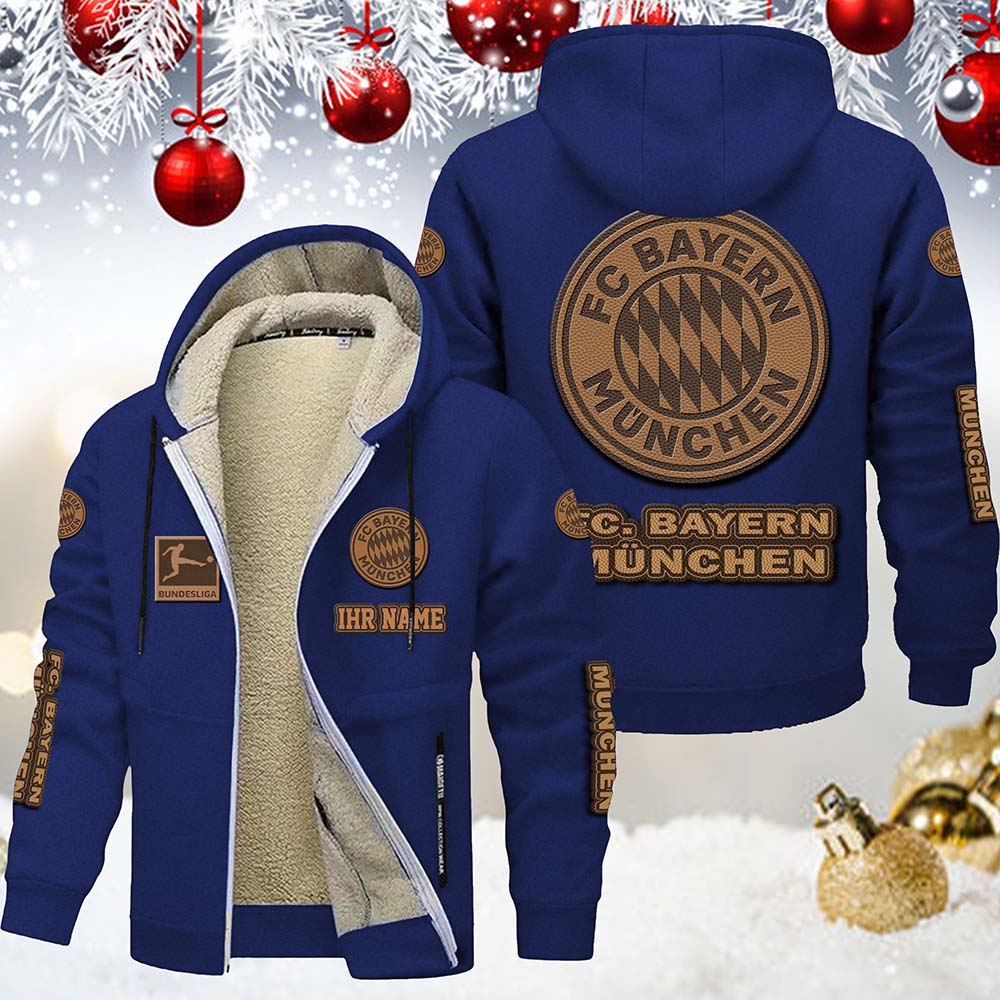 FC Bayern München Gefütterte Kapuzenjacke – Bild 9