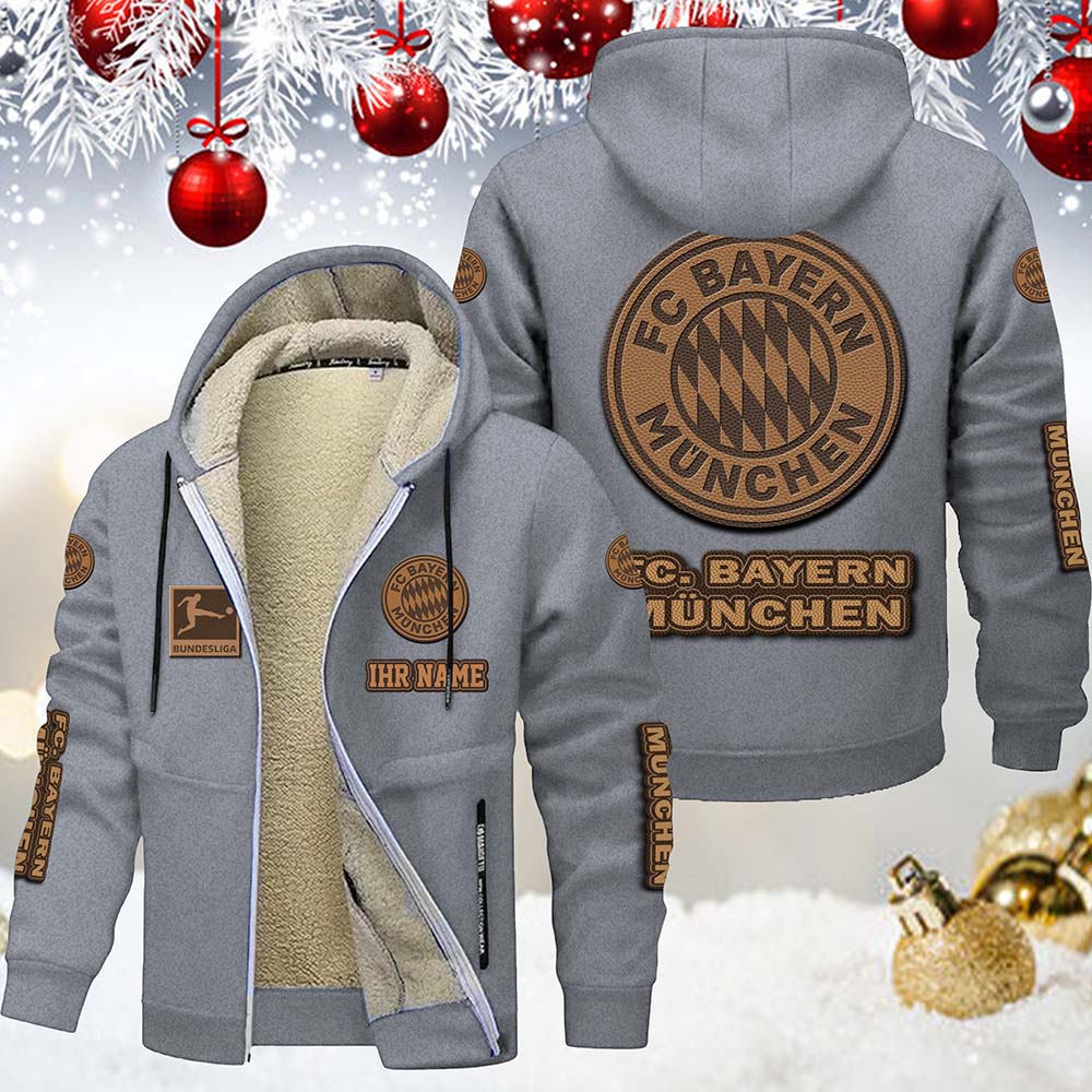 FC Bayern München Gefütterte Kapuzenjacke – Bild 8