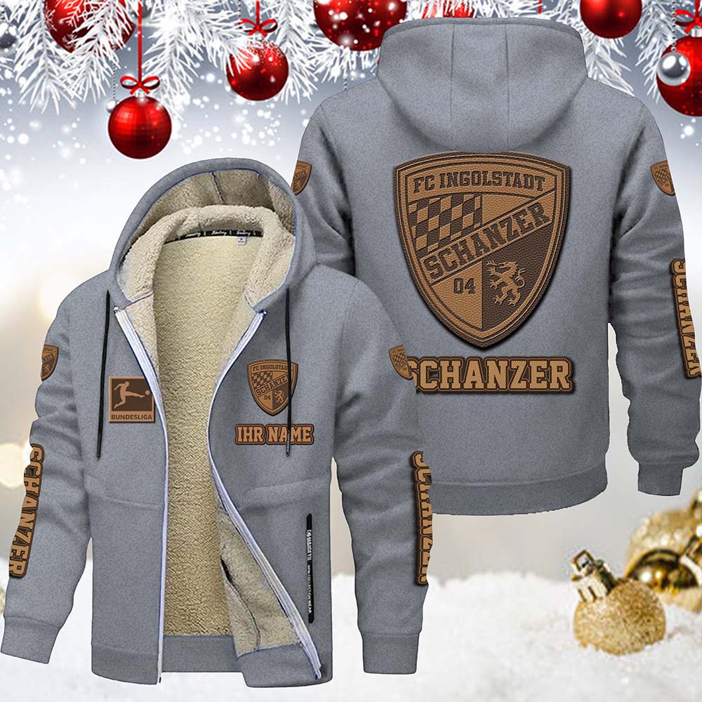 FC Ingolstadt Schanzer Gefütterte Kapuzenjacke – Bild 8