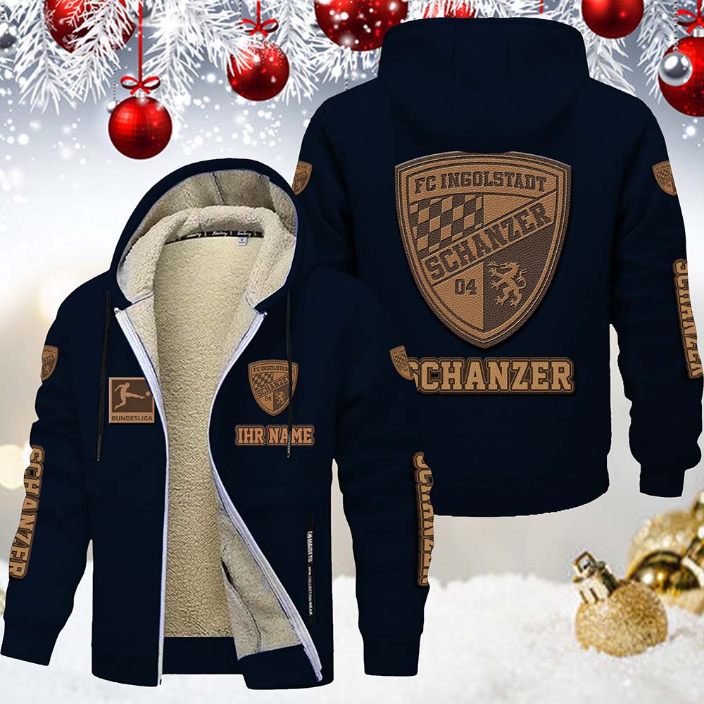FC Ingolstadt Schanzer Gefütterte Kapuzenjacke – Bild 7