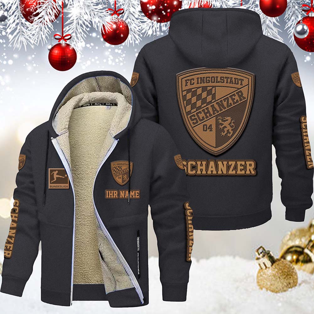 FC Ingolstadt Schanzer Gefütterte Kapuzenjacke – Bild 6