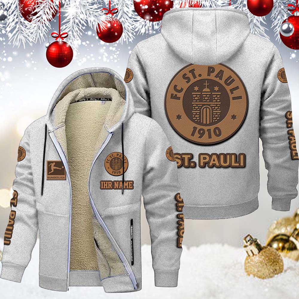 FC St. Pauli Gefütterte Kapuzenjacke – Bild 2