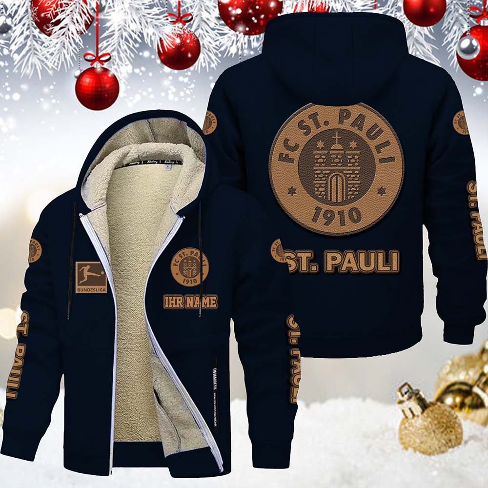 FC St. Pauli Gefütterte Kapuzenjacke – Bild 7