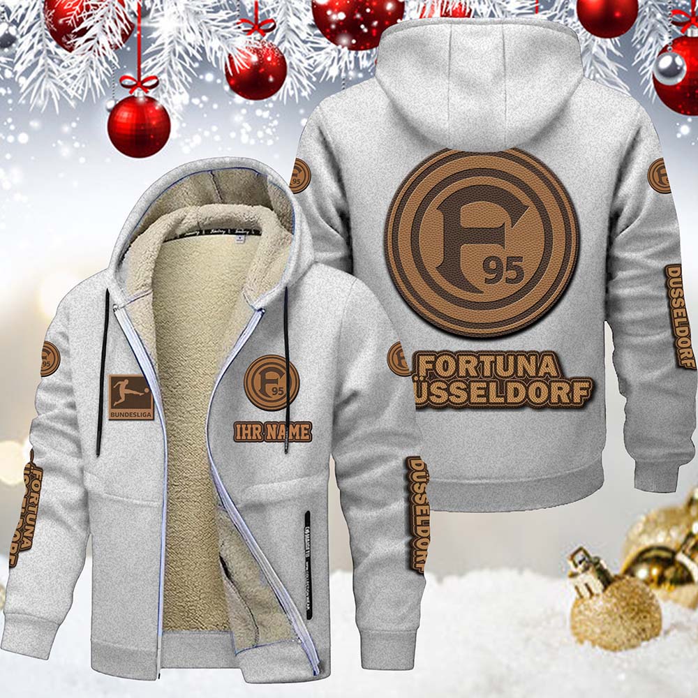 Fortuna Düsseldorf Gefütterte Kapuzenjacke – Bild 2