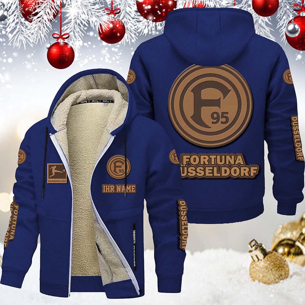 Fortuna Düsseldorf Gefütterte Kapuzenjacke – Bild 9