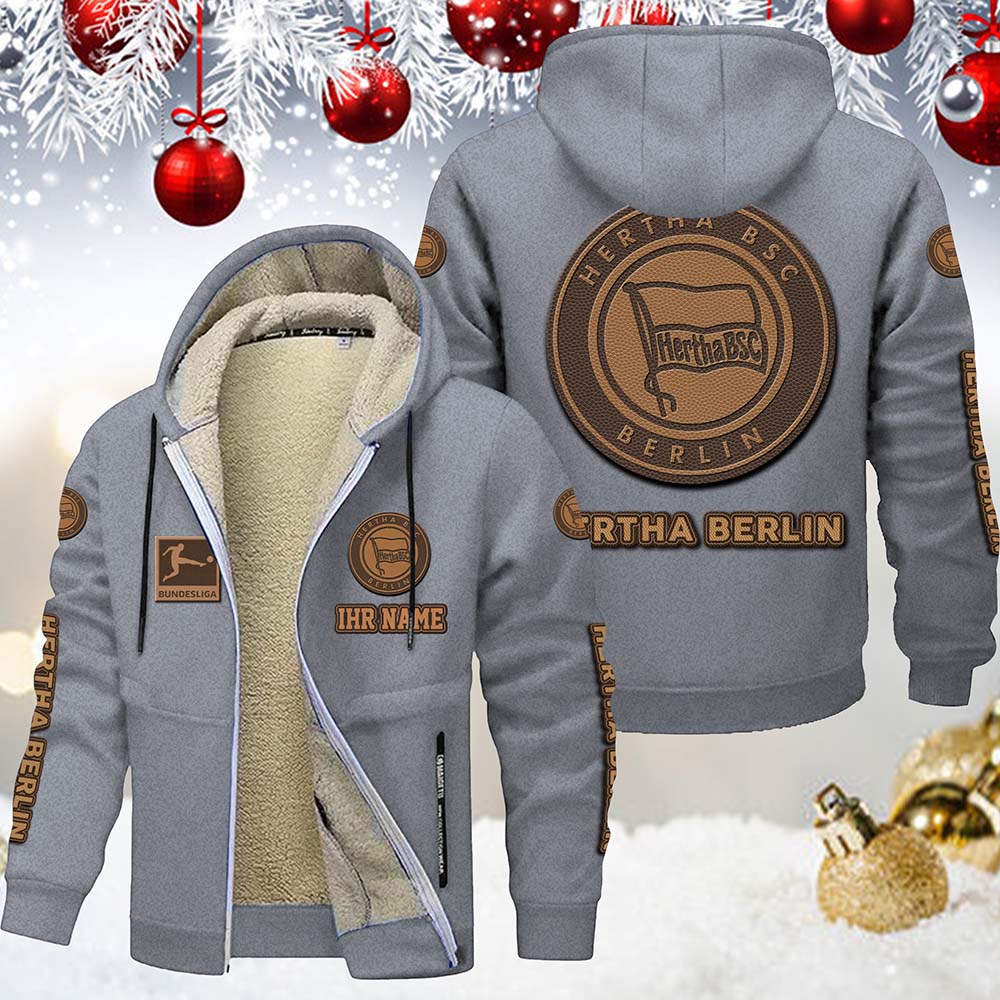 Hertha Berlin Gefütterte Kapuzenjacke – Bild 8