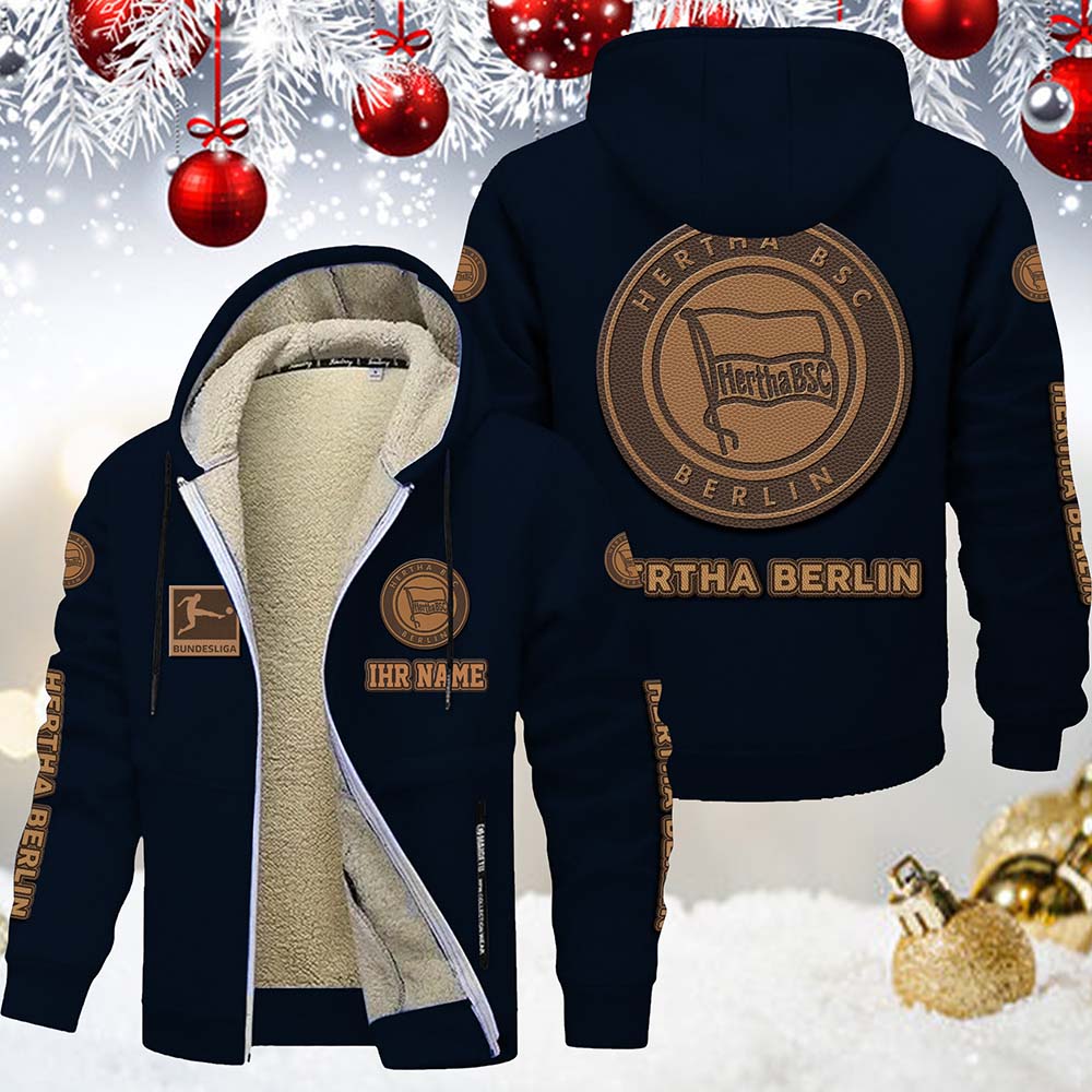 Hertha Berlin Gefütterte Kapuzenjacke – Bild 7