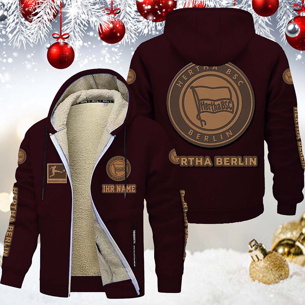 Hertha Berlin Gefütterte Kapuzenjacke – Bild 4