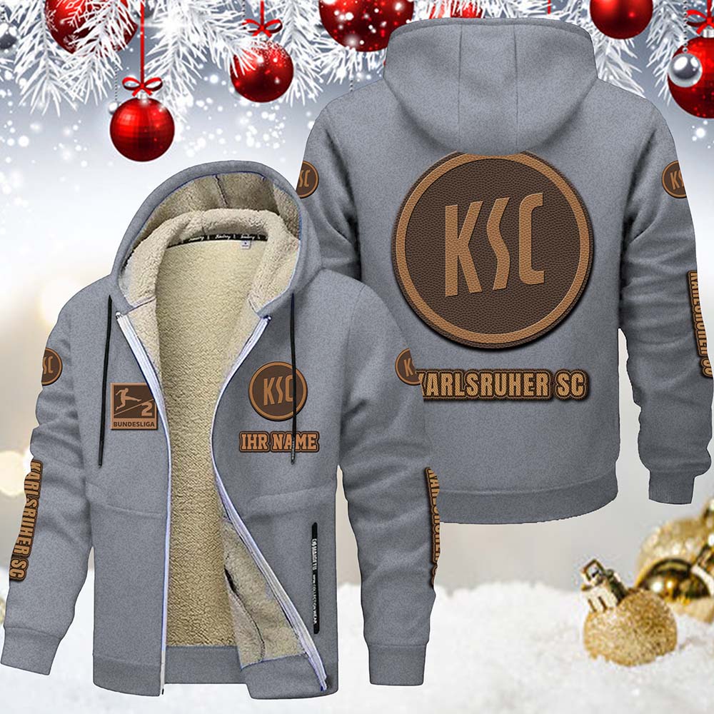 Karlsruher SC Gefütterte Kapuzenjacke – Bild 8