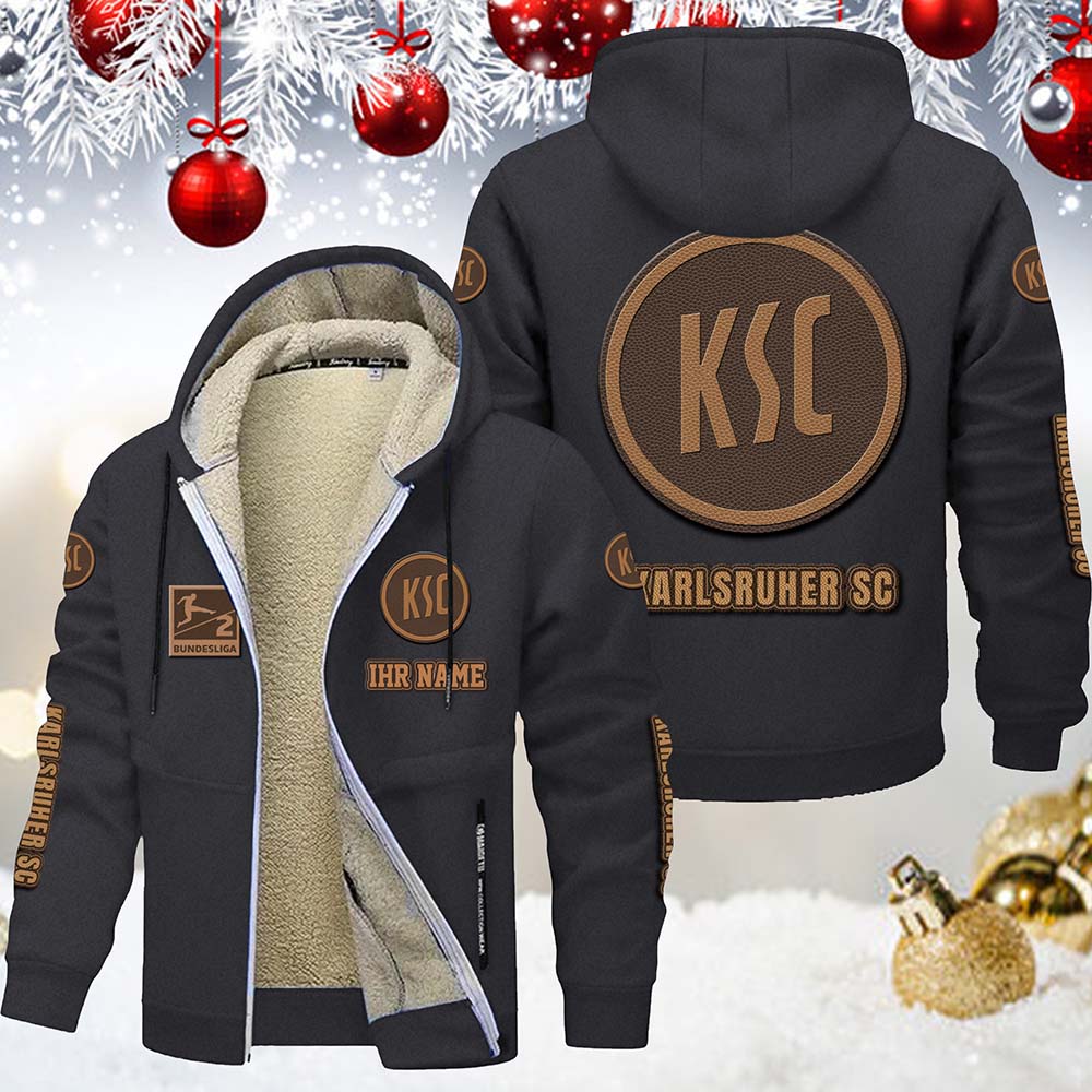 Karlsruher SC Gefütterte Kapuzenjacke – Bild 6
