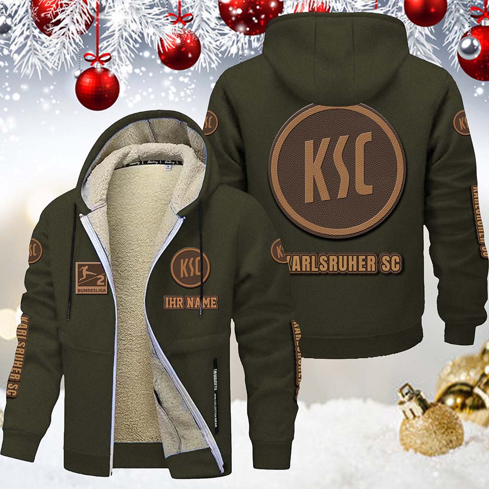Karlsruher SC Gefütterte Kapuzenjacke – Bild 3