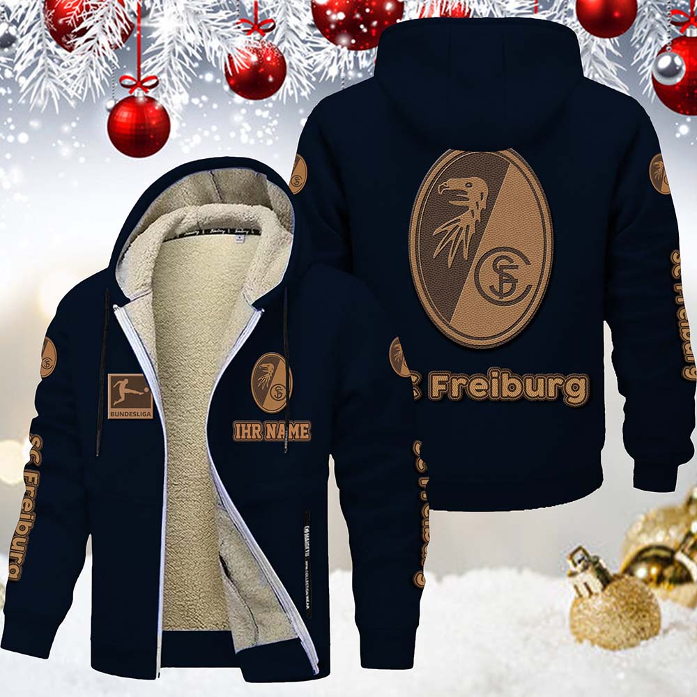 SC Freiburg Gefütterte Kapuzenjacke – Bild 7