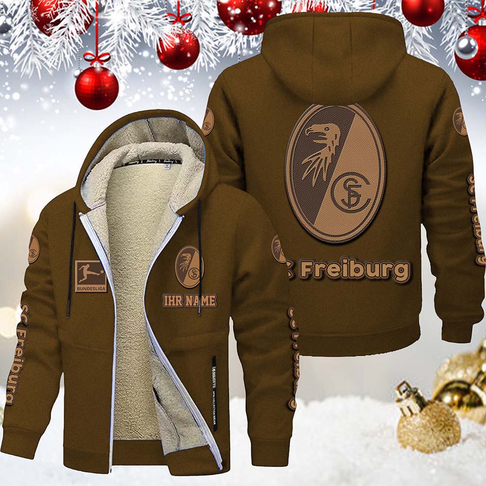 SC Freiburg Gefütterte Kapuzenjacke – Bild 5