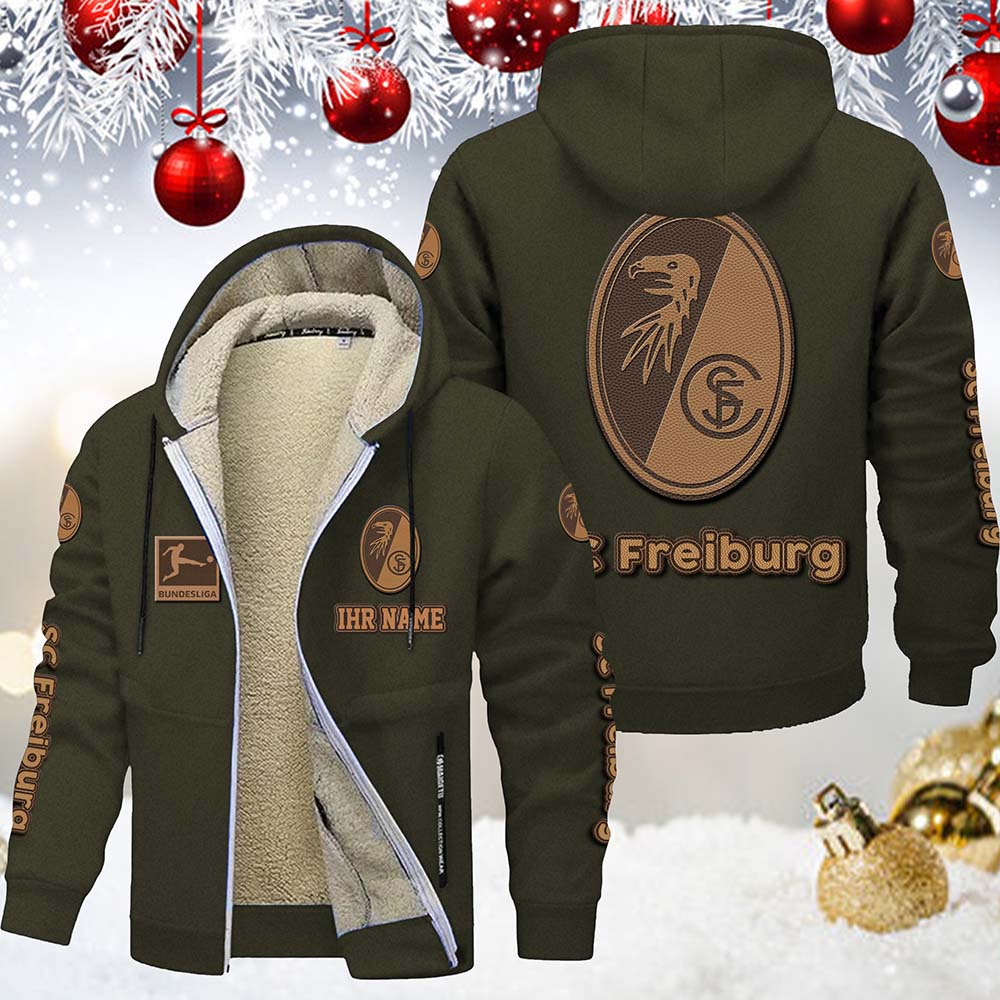 SC Freiburg Gefütterte Kapuzenjacke – Bild 3