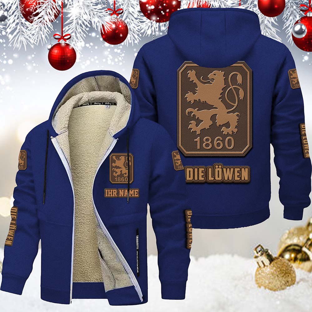 TSV 1860 München Gefütterte Kapuzenjacke – Bild 9