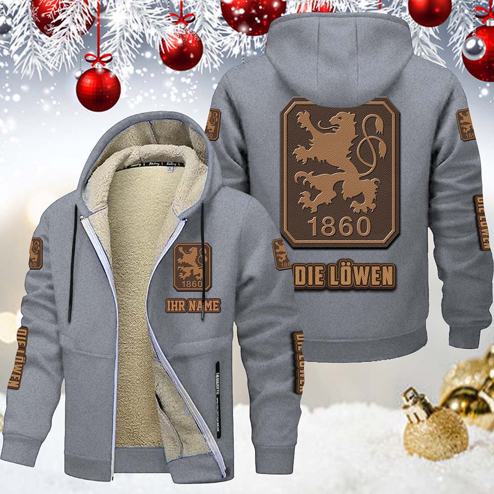 TSV 1860 München Gefütterte Kapuzenjacke – Bild 8