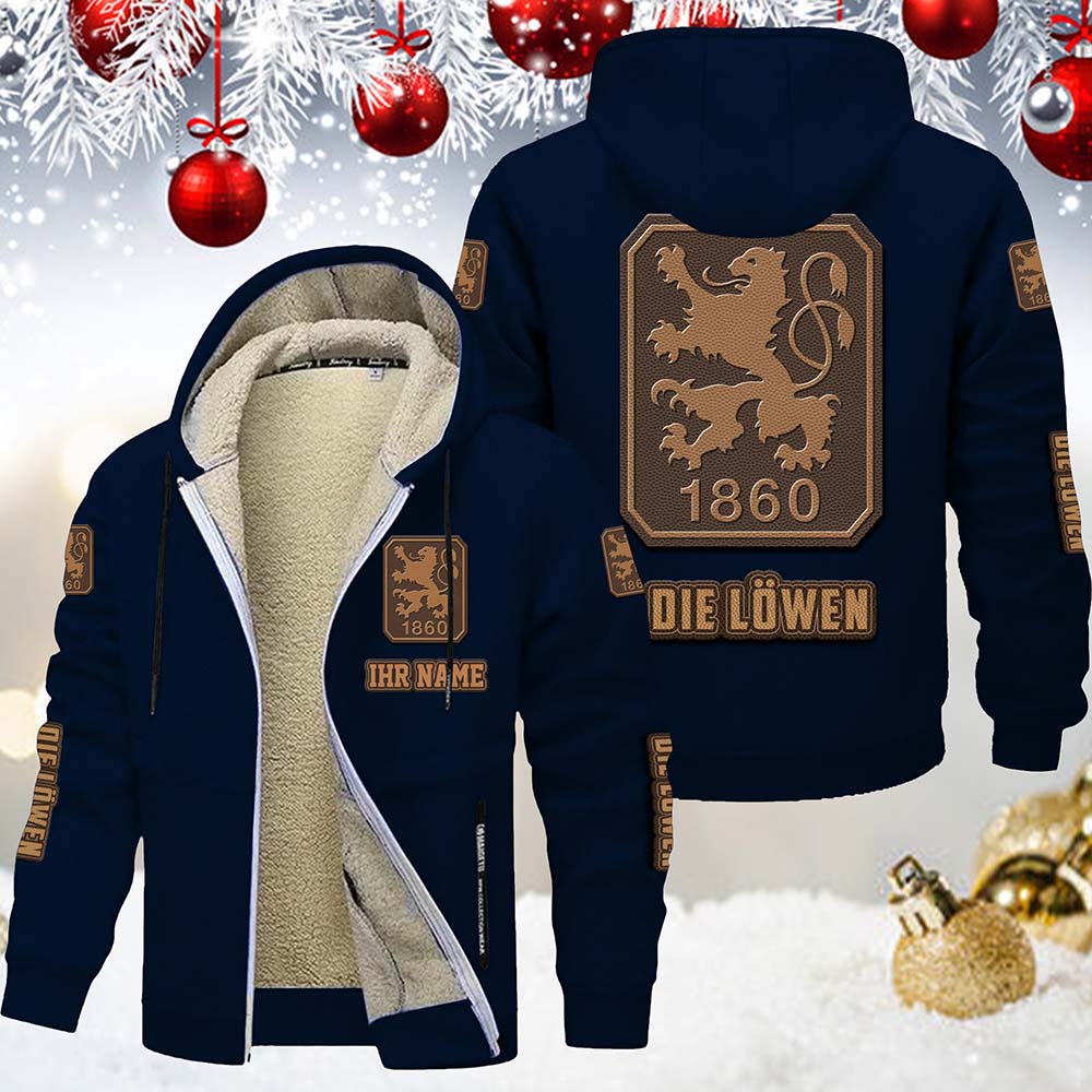 TSV 1860 München Gefütterte Kapuzenjacke – Bild 7