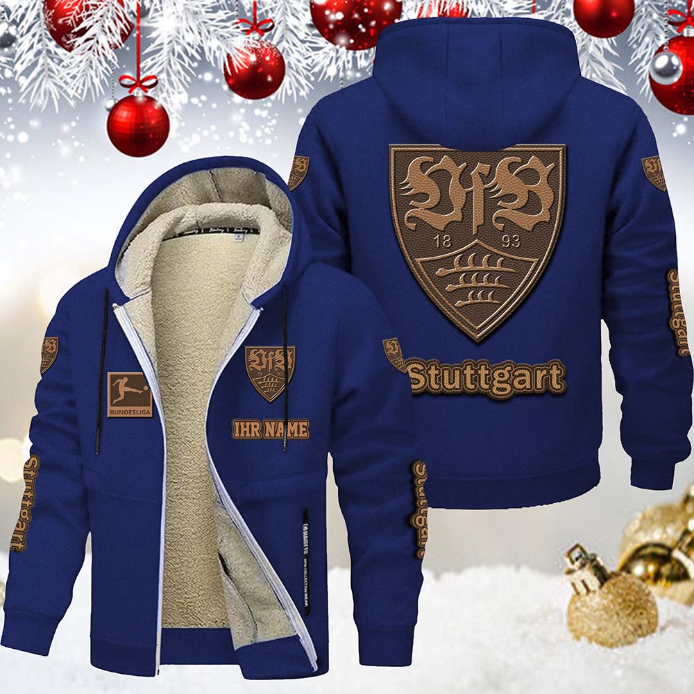 VfB Stuttgart Gefütterte Kapuzenjacke – Bild 9