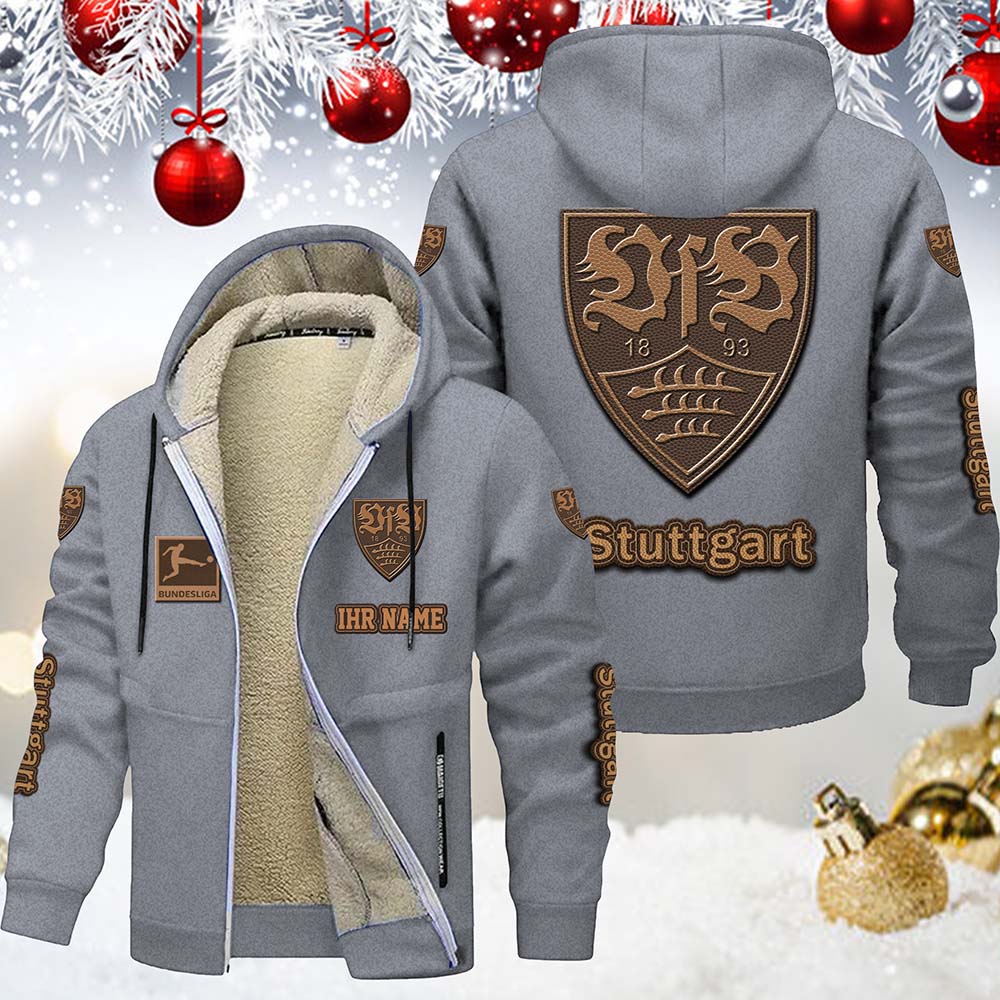 VfB Stuttgart Gefütterte Kapuzenjacke – Bild 8