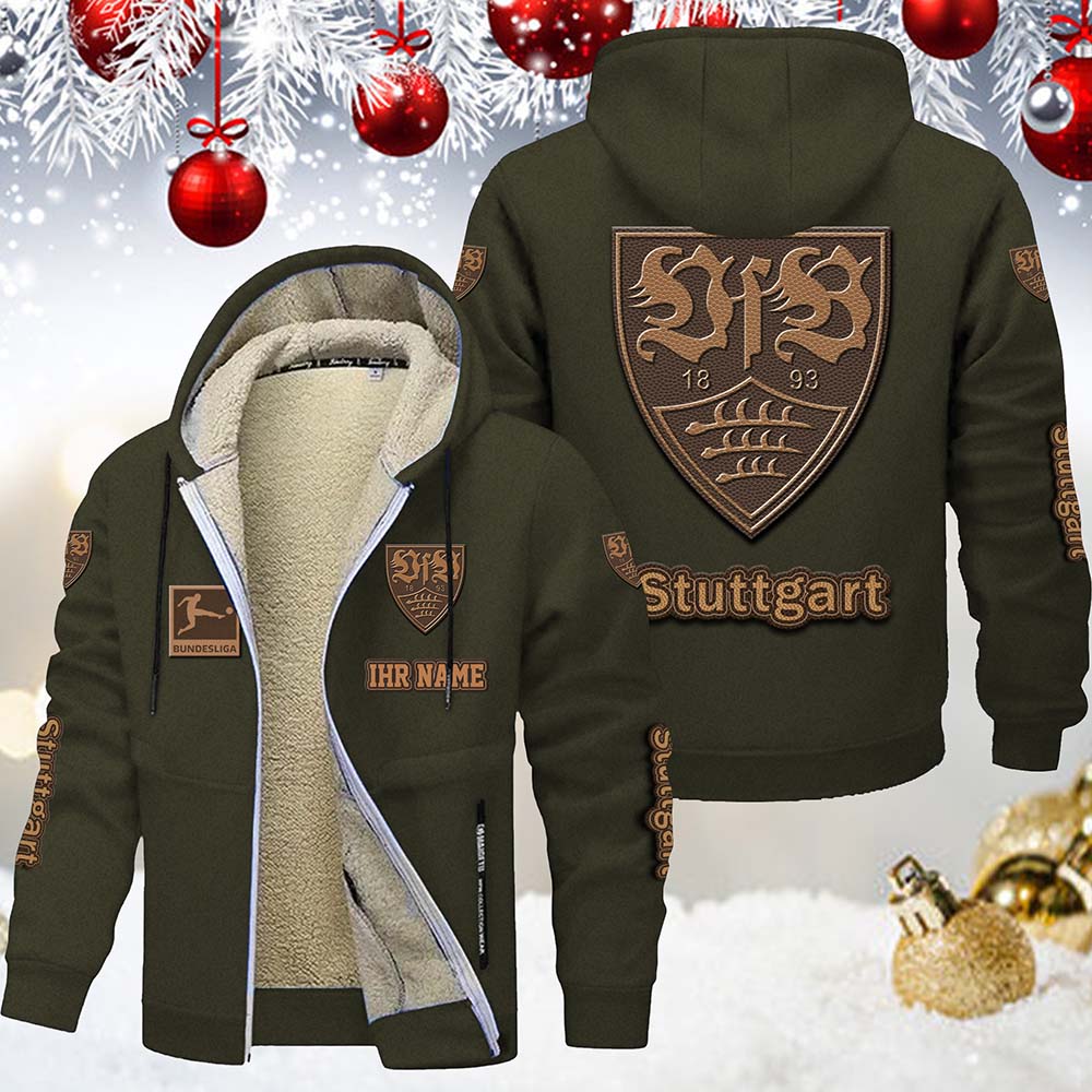 VfB Stuttgart Gefütterte Kapuzenjacke – Bild 3
