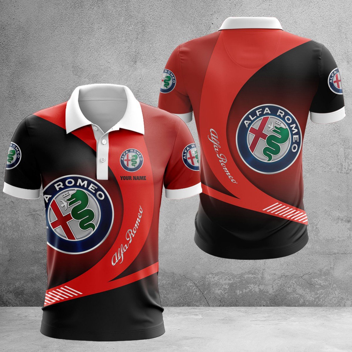 Alfa Romeo Red Poloshirt