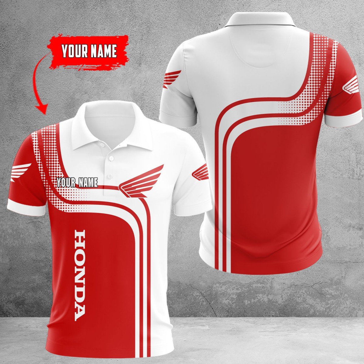 Honda Motorcycle Poloshirt