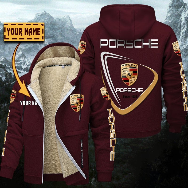 Porsche Gefütterte Kapuzenjacke – Bild 9