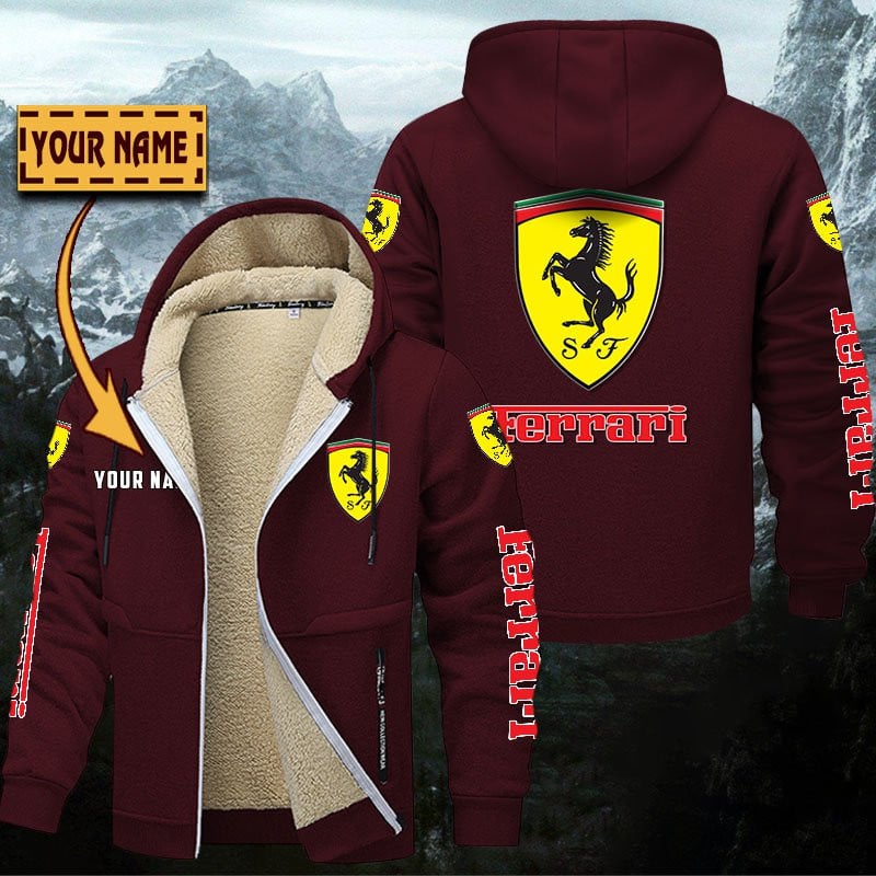 Ferrari Gefütterte Kapuzenjacke – Bild 2