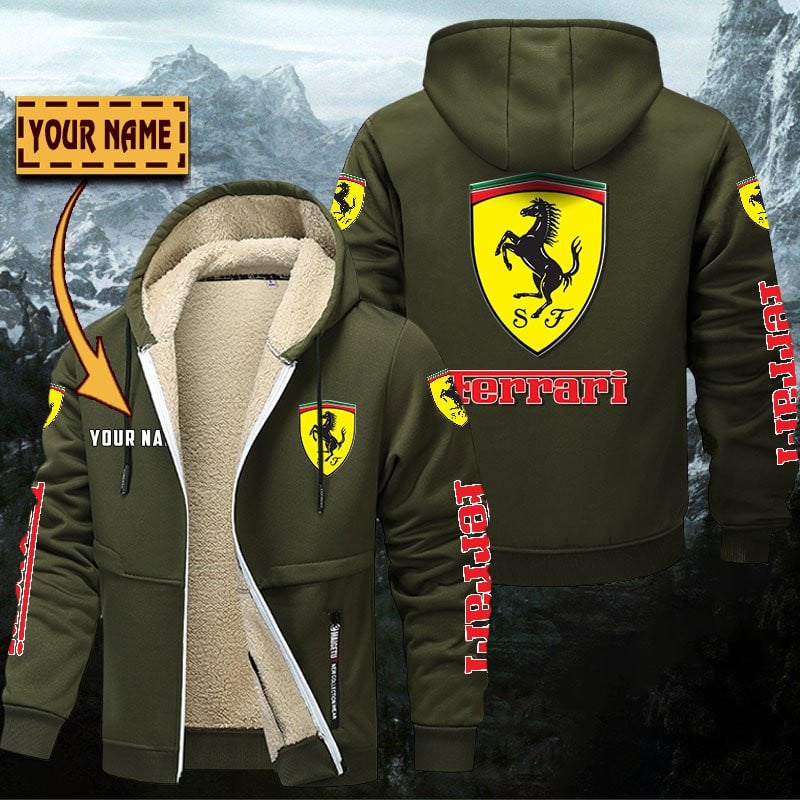 Ferrari Gefütterte Kapuzenjacke – Bild 3