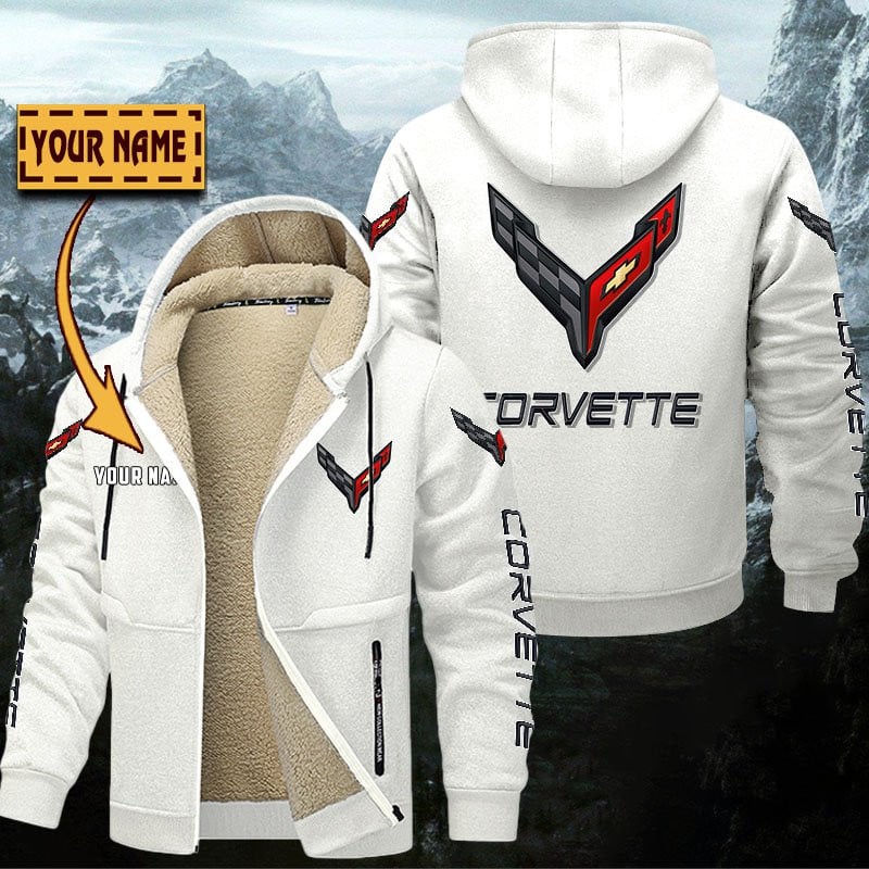 Chevrolet Corvette Gefütterte Kapuzenjacke – Bild 8