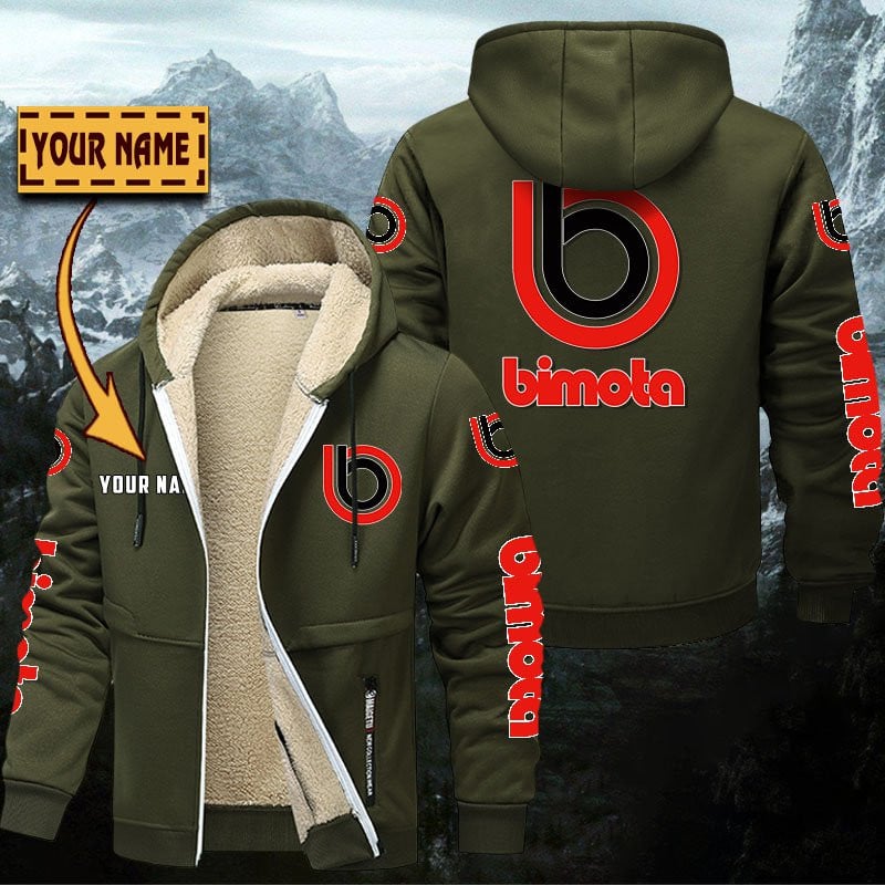 Bimota Motorcycles Gefütterte Kapuzenjacke – Bild 2