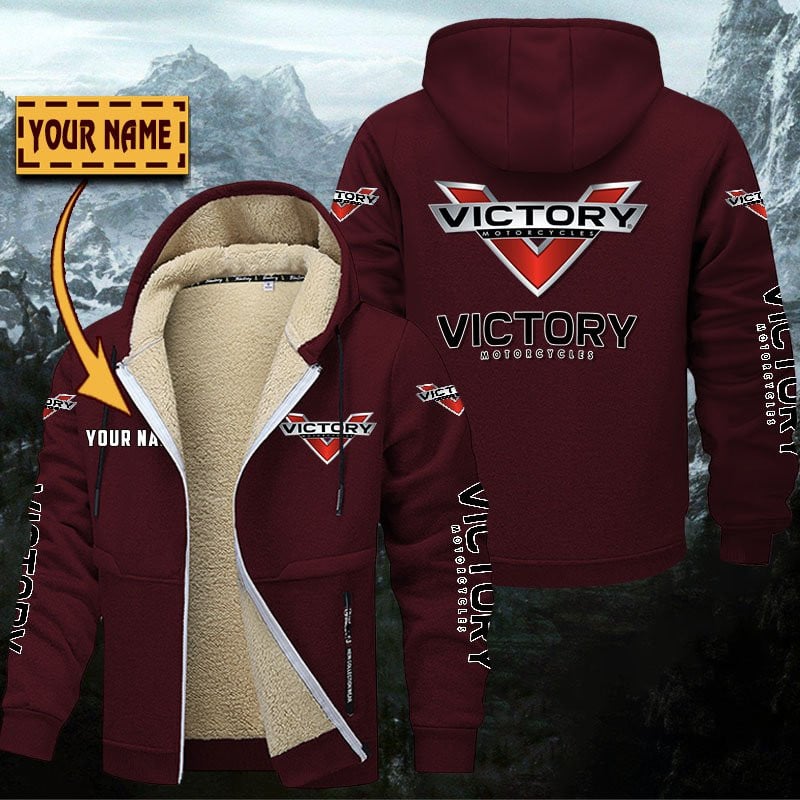 Victory Motorcycles Gefütterte Kapuzenjacke