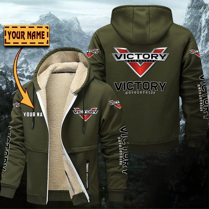 Victory Motorcycles Gefütterte Kapuzenjacke – Bild 2