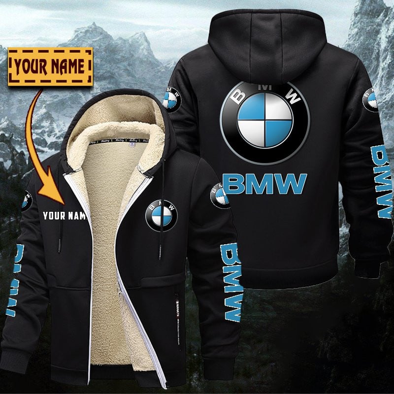 BMW Car Gefütterte Kapuzenjacke – Bild 2