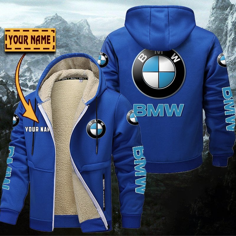 BMW Car Gefütterte Kapuzenjacke – Bild 3
