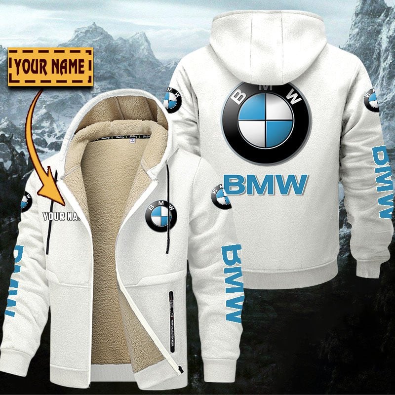 BMW Car Gefütterte Kapuzenjacke – Bild 8