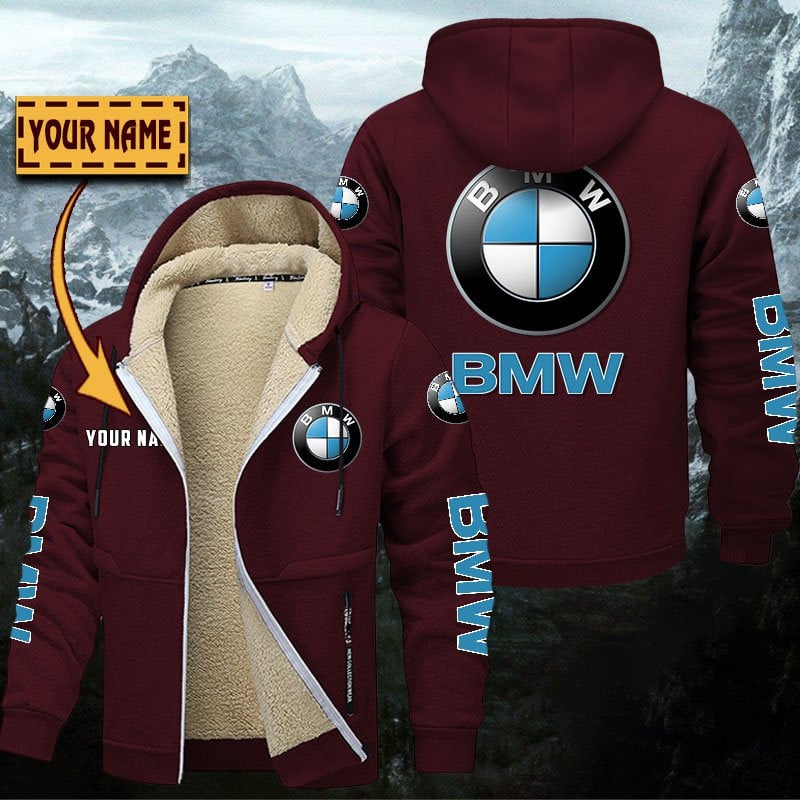 BMW Car Gefütterte Kapuzenjacke – Bild 9