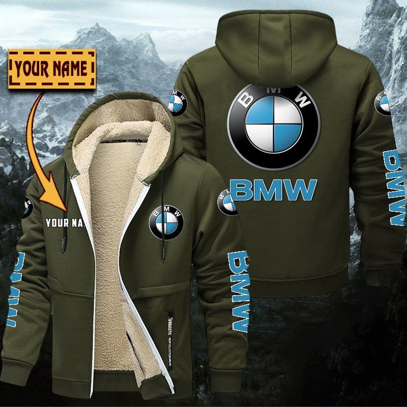 BMW Car Gefütterte Kapuzenjacke – Bild 4