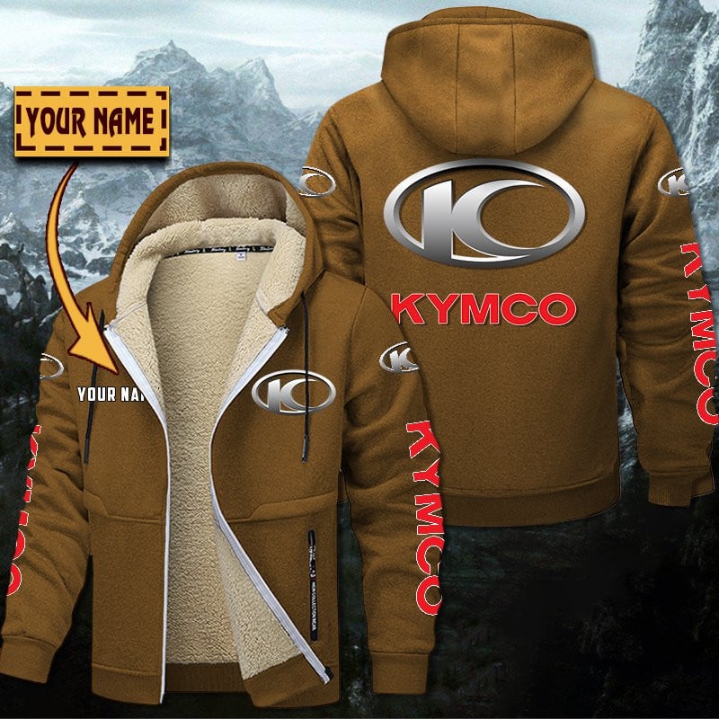 Kymco Motorcycles Gefütterte Kapuzenjacke – Bild 4