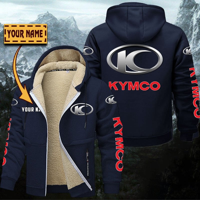 Kymco Motorcycles Gefütterte Kapuzenjacke – Bild 7