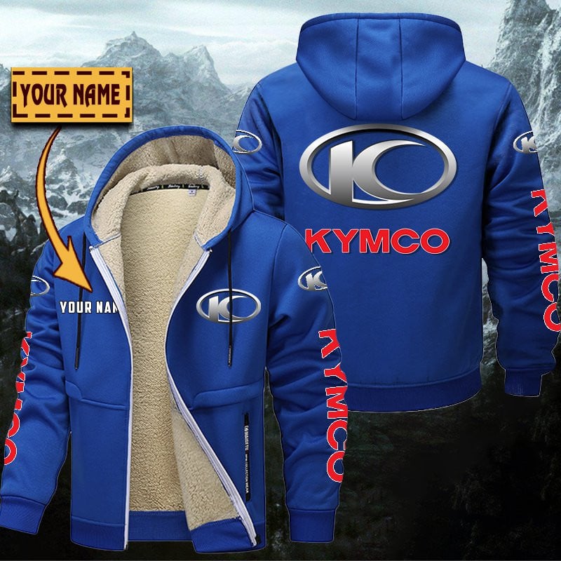 Kymco Motorcycles Gefütterte Kapuzenjacke – Bild 8