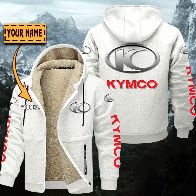 Kymco Motorcycles Gefütterte Kapuzenjacke – Bild 9